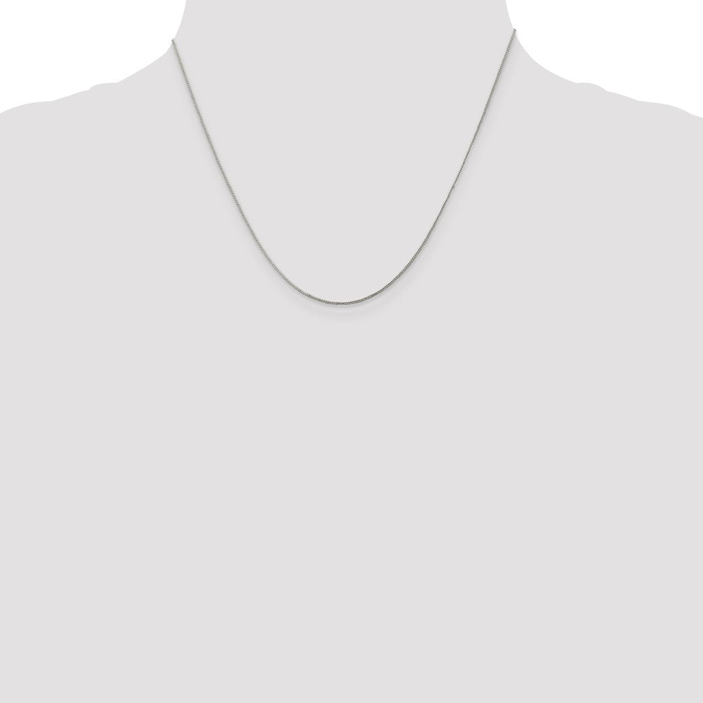 Sterling Silver .8mm Curb Chain Necklace