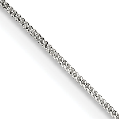 14 Inch Sterling Silver .8mm Curb Chain