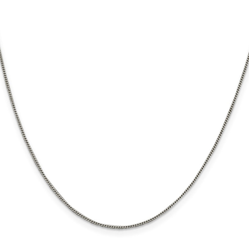 Sterling Silver 1mm Curb Chain Children's Necklace