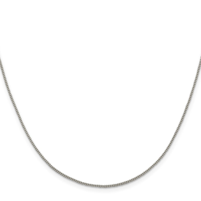 Sterling Silver 1.15mm Curb Chain Necklace