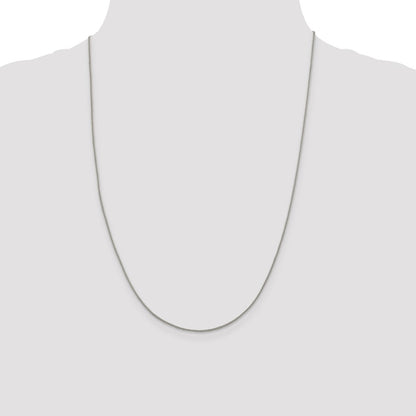 Sterling Silver 1.15mm Curb Chain Necklace