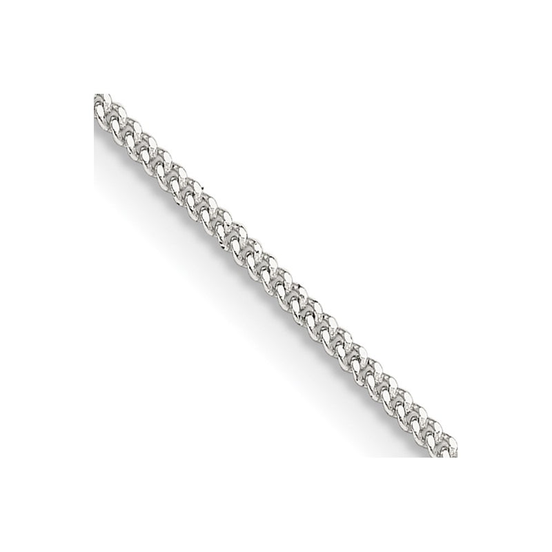 Sterling Silver 1.15mm Curb Chain Necklace