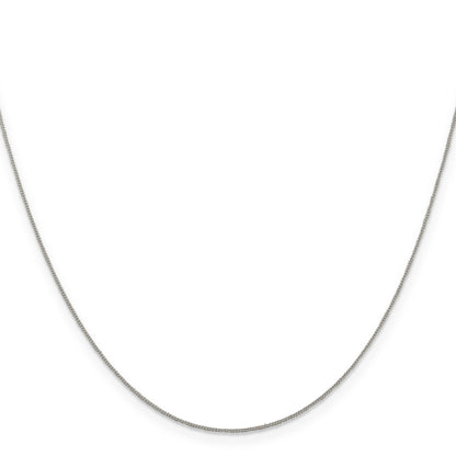 14 Inch Sterling Silver .5mm Curb Chain