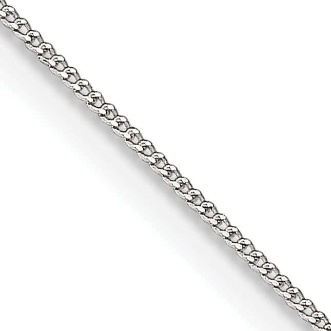 14 Inch Sterling Silver .5mm Curb Chain