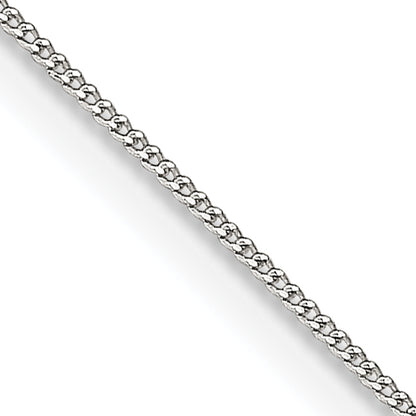 14 Inch Sterling Silver .5mm Curb Chain