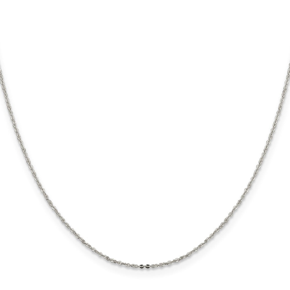 30 Inch Sterling Silver 1.15mm Flat Cable Chain Necklace