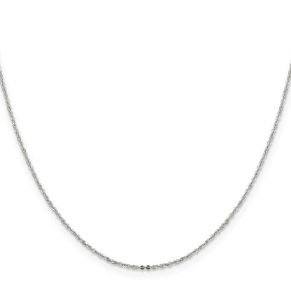 30 Inch Sterling Silver 1.15mm Flat Cable Chain Necklace