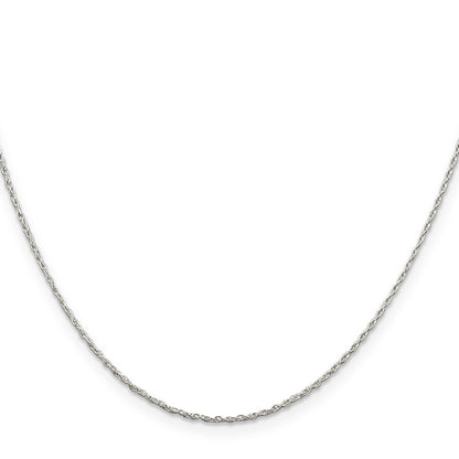 14 Inch Sterling Silver 1.25mm Loose Rope Chain