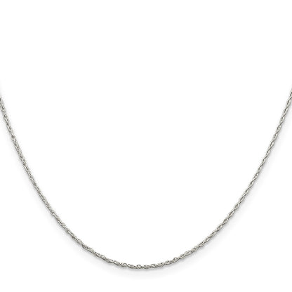 30 Inch Sterling Silver 1.25mm Loose Rope Chain Necklace