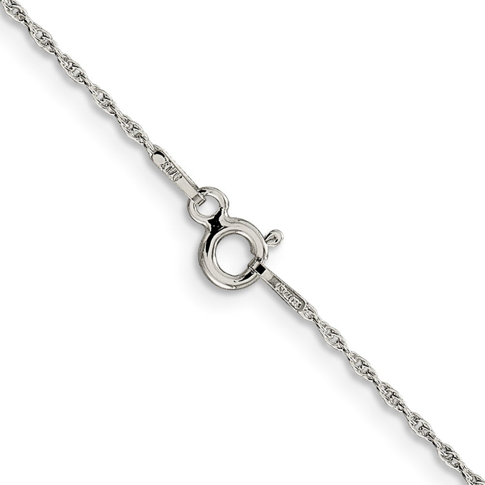 30 Inch Sterling Silver 1.25mm Loose Rope Chain Necklace