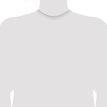 14 Inch Sterling Silver 1.25mm Loose Rope Chain