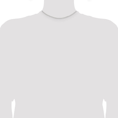 14 Inch Sterling Silver 1.4mm Diamond-Cut Rolo Chain