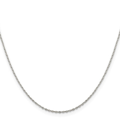 24 Inch Sterling Silver .5mm Flat Link Cable Chain Necklace
