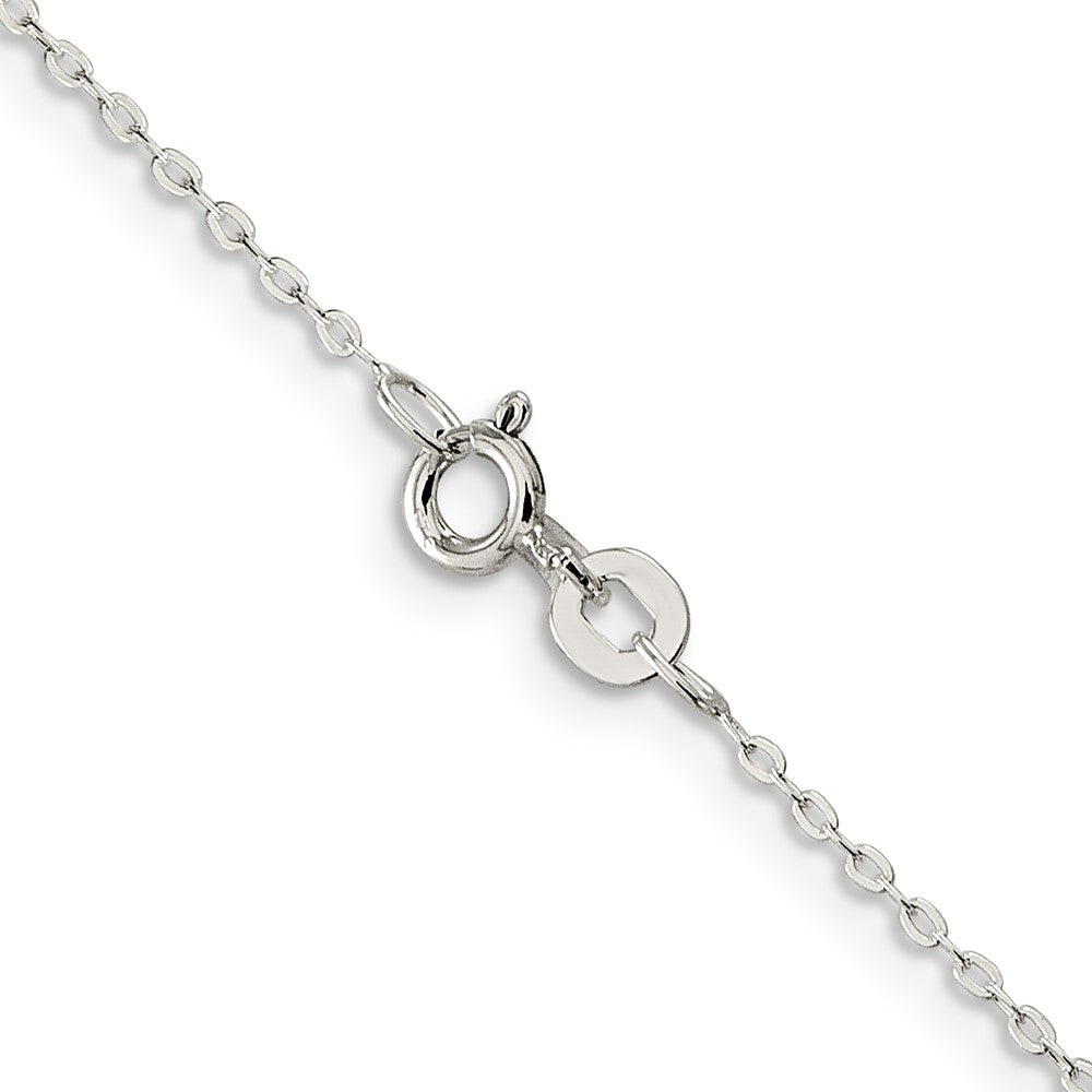 24 Inch Sterling Silver .5mm Flat Link Cable Chain Necklace