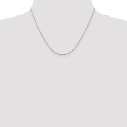 18 Inch Sterling Silver .5mm Flat Link Cable Chain Necklace