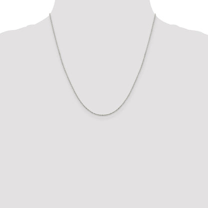 20 Inch Sterling Silver .5mm Flat Link Cable Chain Necklace