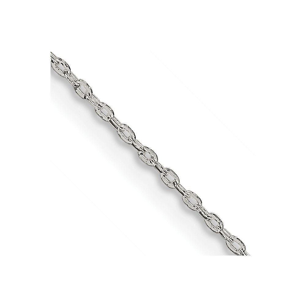 20 Inch Sterling Silver .5mm Flat Link Cable Chain Necklace
