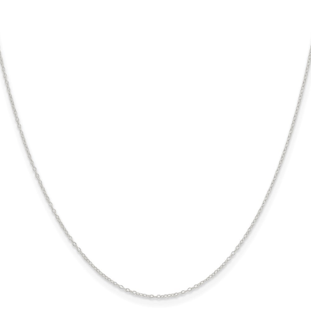 24 Inch Sterling Silver .95mm Forzantina Cable Chain Necklace