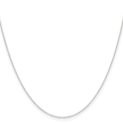 18 Inch Sterling Silver .95mm Forzantina Cable Chain Necklace