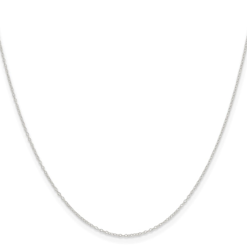 18 Inch Sterling Silver .95mm Forzantina Cable Chain Necklace