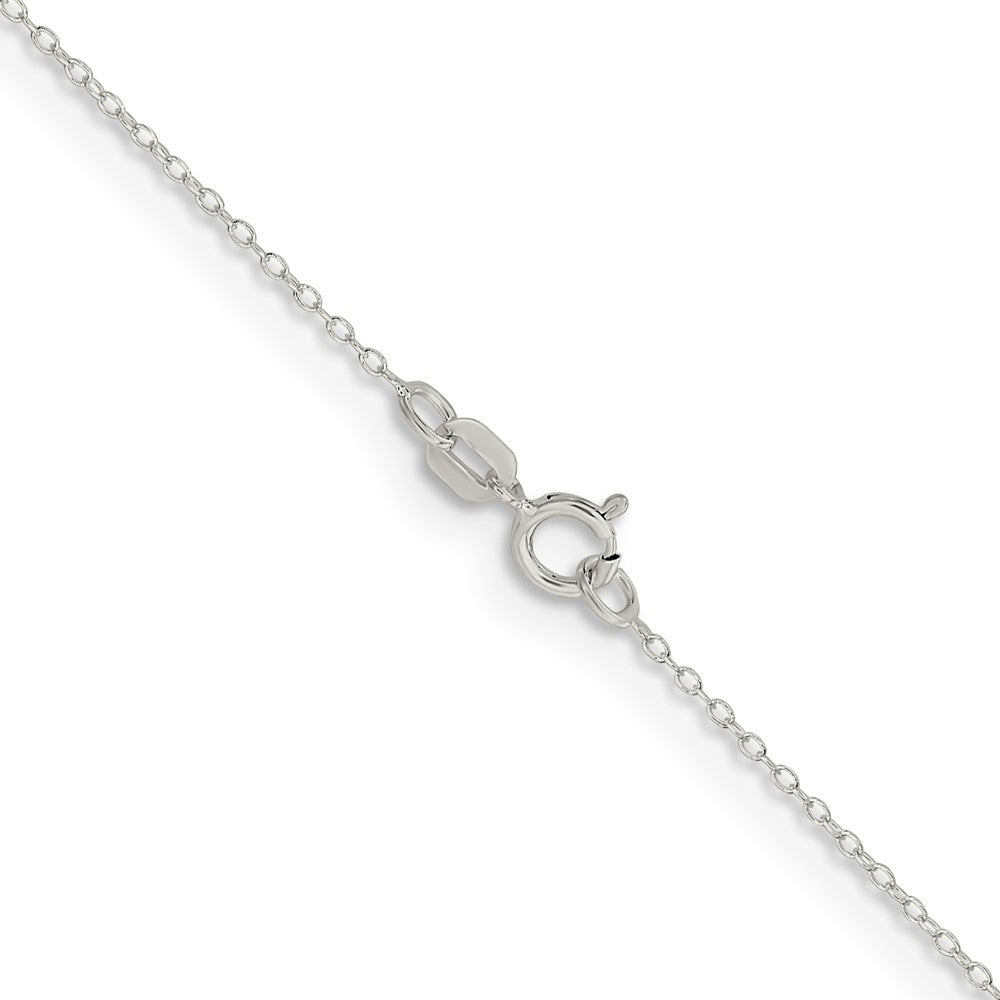 18 Inch Sterling Silver .95mm Forzantina Cable Chain Necklace