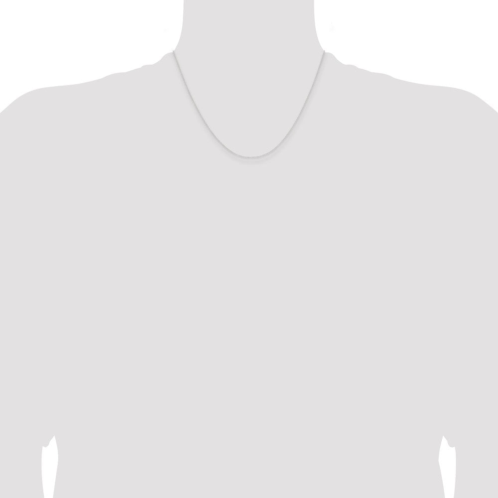 18 Inch Sterling Silver .95mm Forzantina Cable Chain Necklace
