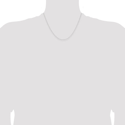 18 Inch Sterling Silver .95mm Forzantina Cable Chain Necklace