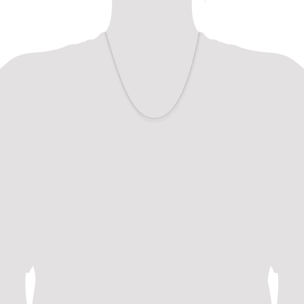 20 Inch Sterling Silver .95mm Forzantina Cable Chain Necklace
