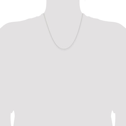 20 Inch Sterling Silver .95mm Forzantina Cable Chain Necklace