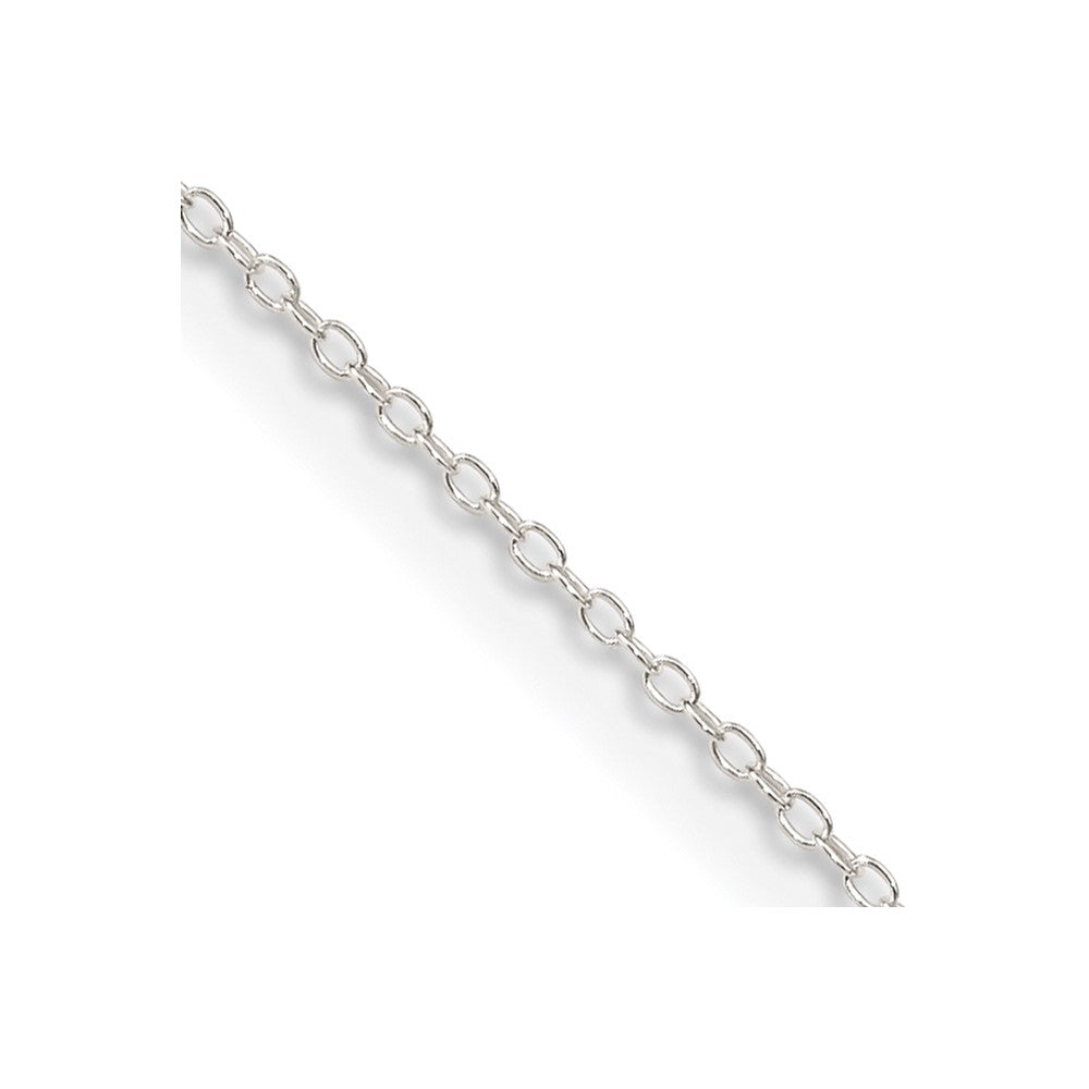 24 Inch Sterling Silver .95mm Forzantina Cable Chain Necklace