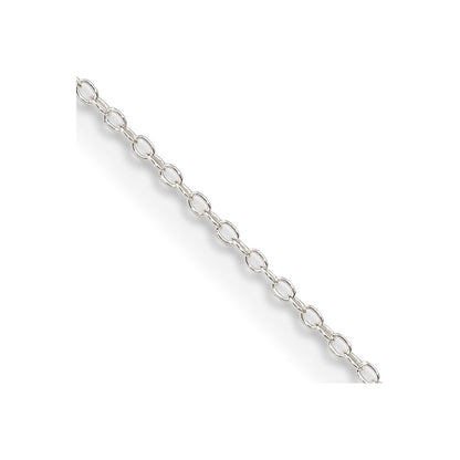 20 Inch Sterling Silver .95mm Forzantina Cable Chain Necklace