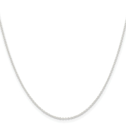 14 Inch Sterling Silver 1.45mm Forzantina Cable Chain