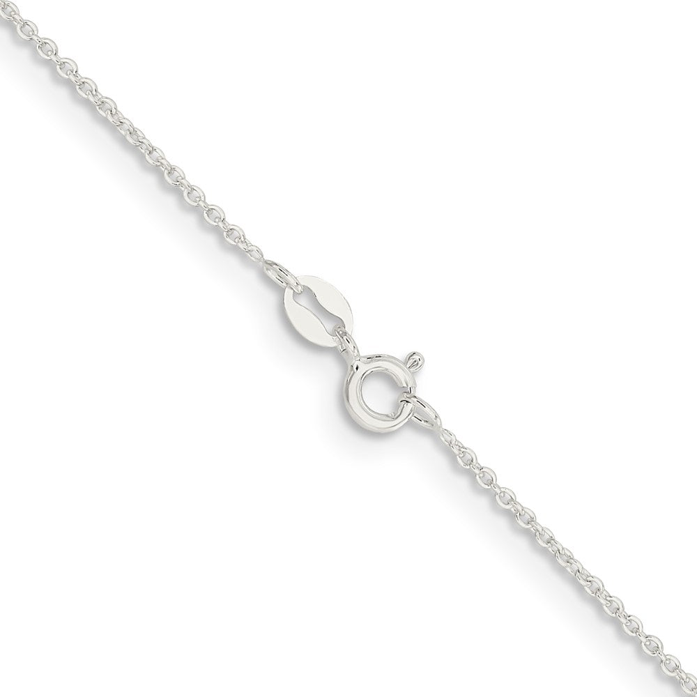 22 Inch Sterling Silver 1.45mm Forzantina Cable Chain Necklace