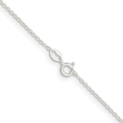 16 Inch Sterling Silver 1.45mm Forzantina Cable Chain Necklace