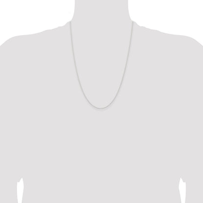 24 Inch Sterling Silver 1.45mm Forzantina Cable Chain Necklace