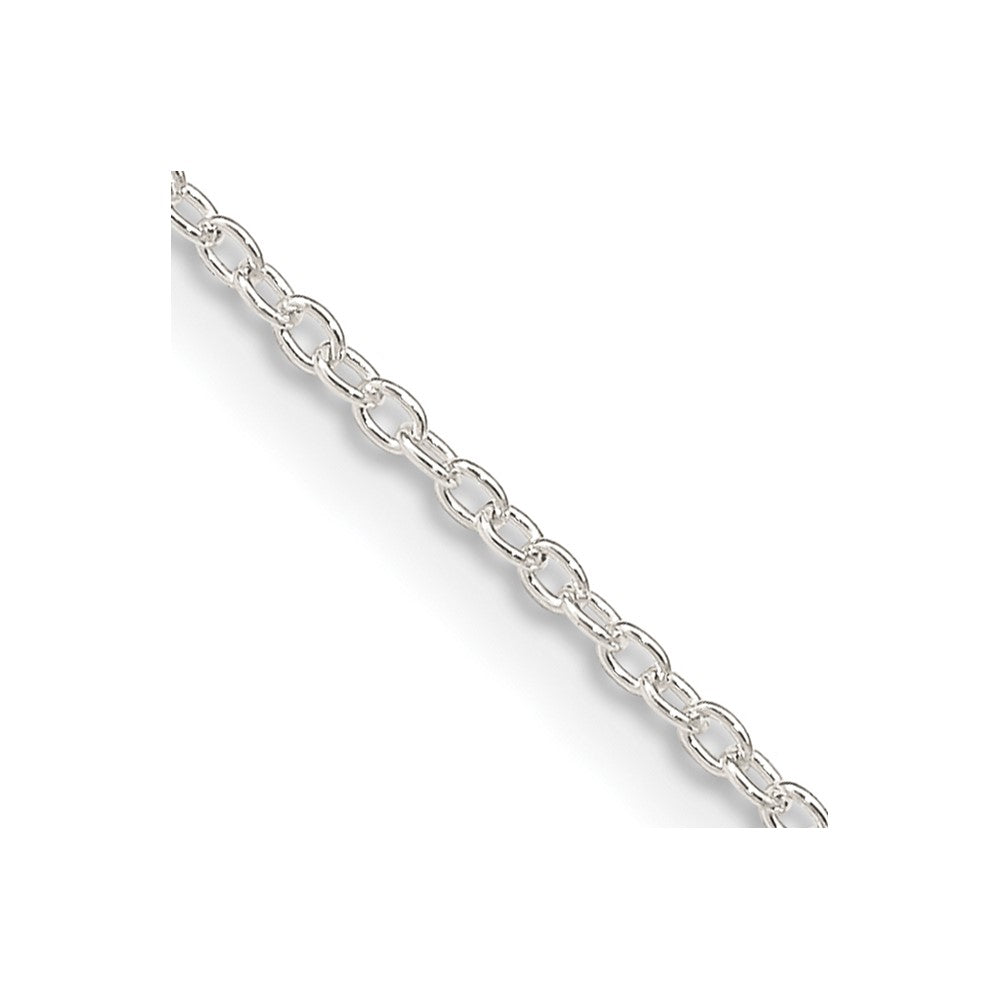 22 Inch Sterling Silver 1.45mm Forzantina Cable Chain Necklace