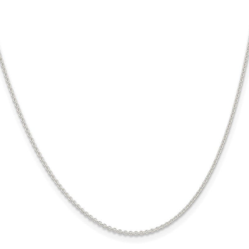 20 Inch Sterling Silver 1.6mm Forzantina Cable Chain Necklace