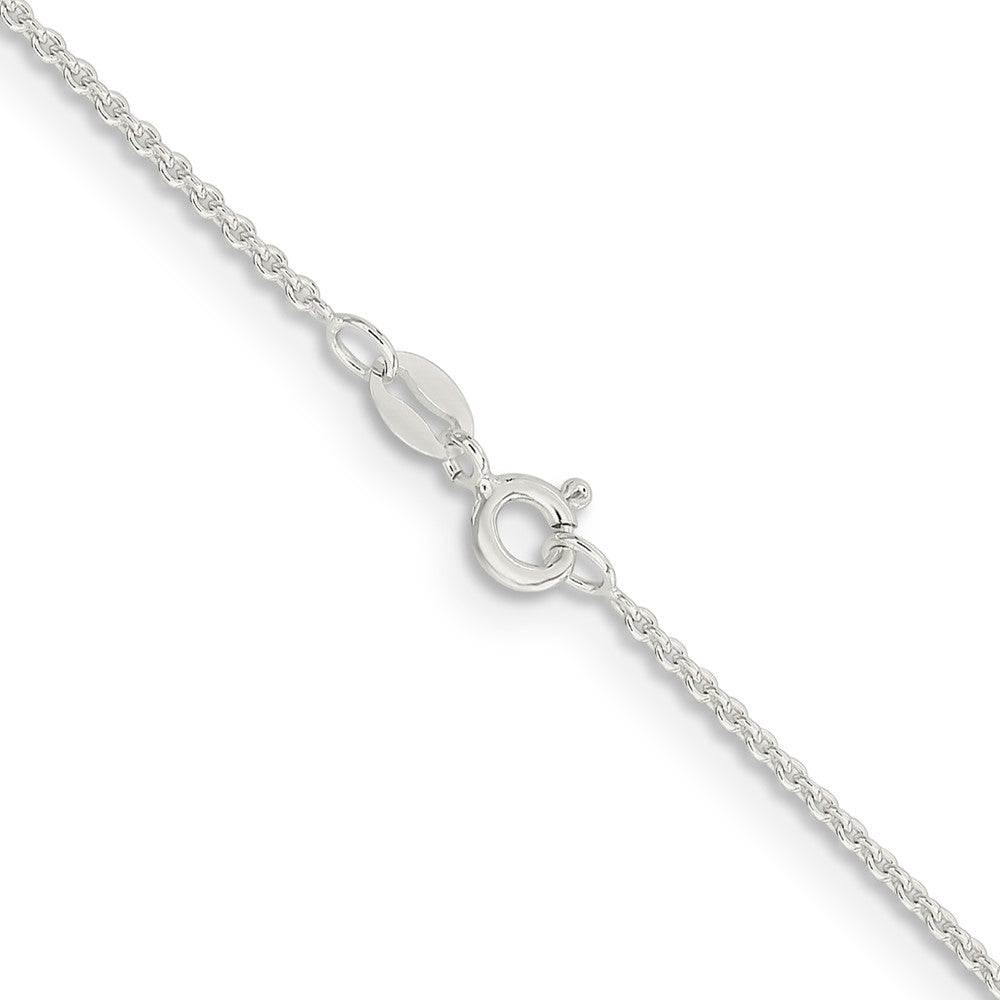 16 Inch Sterling Silver 1.6mm Forzantina Cable Chain Necklace