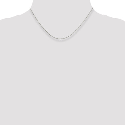 16 Inch Sterling Silver 1.4mm Twisted Serpentine Chain Necklace