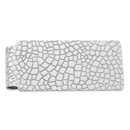 Sterling Silver Rhodium-Plated Money Clip