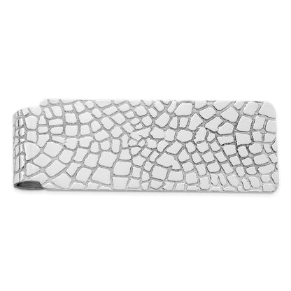 Sterling Silver Rhodium-Plated Money Clip