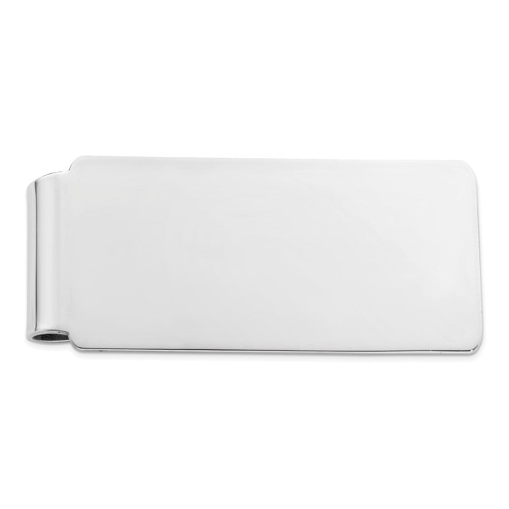 Sterling Silver Rhodium-Plated Money Clip