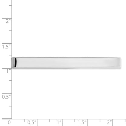 Sterling Silver Rhodium-Plated Tie Bar