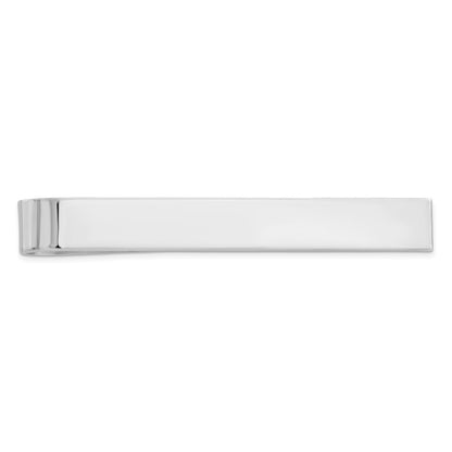 Sterling Silver Rhodium-Plated Tie Bar