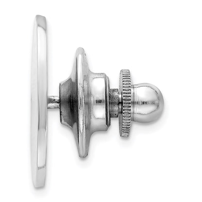 Sterling Silver Rhodium-Plated Tie Tac