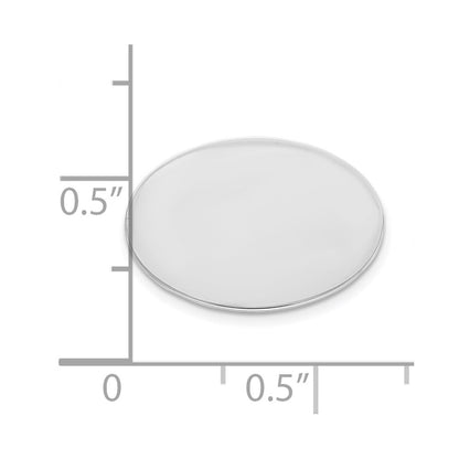 Sterling Silver Rhodium-Plated Tie Tac