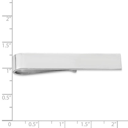 Sterling Silver Rhodium-Plated Tie Bar
