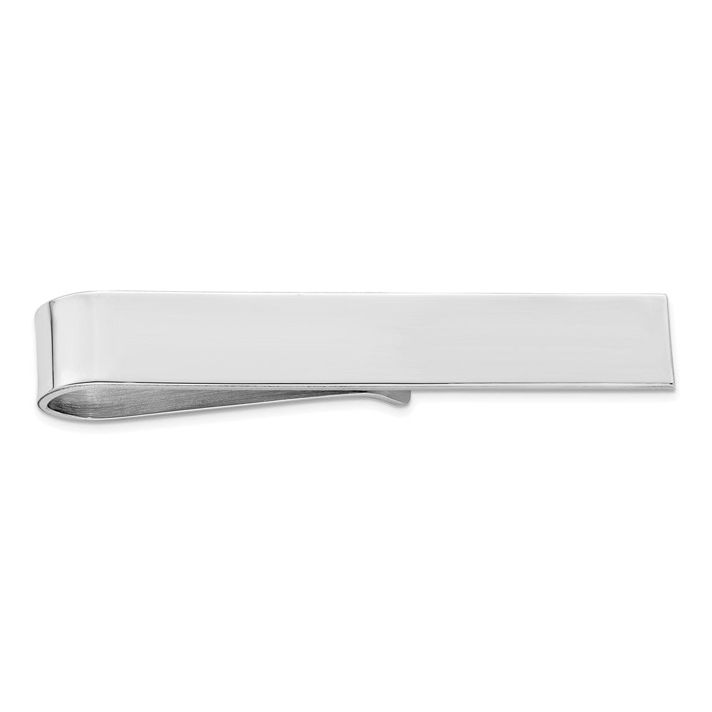 Sterling Silver Rhodium-Plated Tie Bar