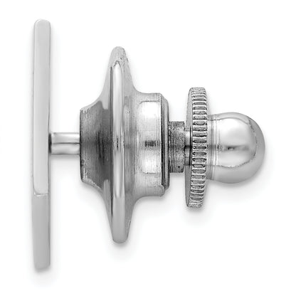 Sterling Silver Rhodium-Plated Tie Tac