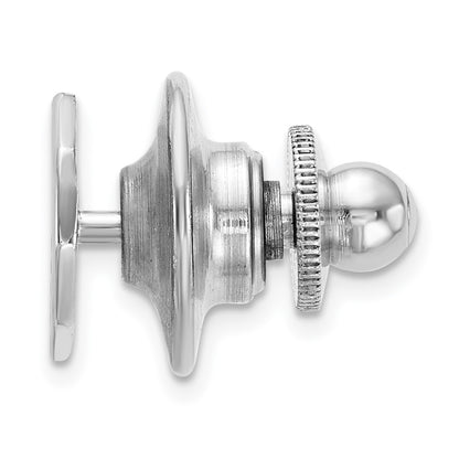 Sterling Silver Rhodium-Plated Tie Tac